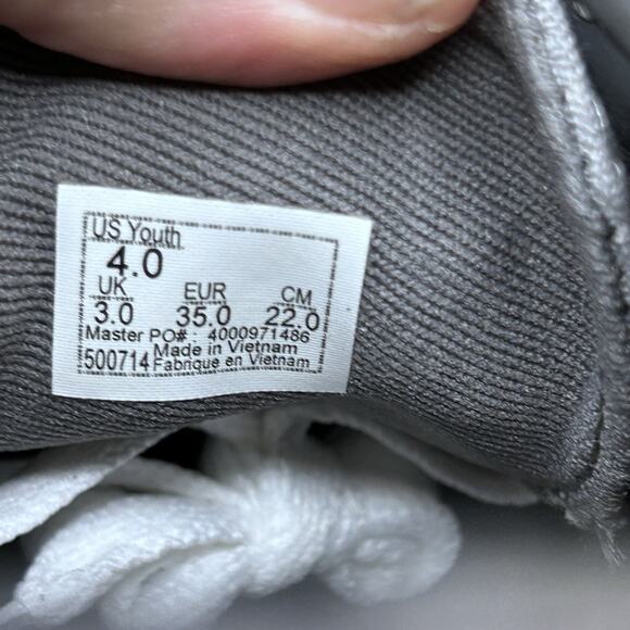 Vans Boy's Ward Flame Checker White Skate Shoes Youth Size 4 - Picture 14 of 14